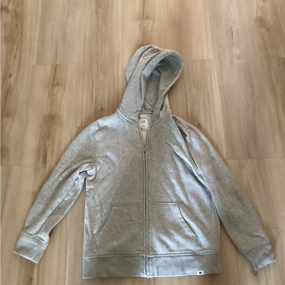 GAP Kids Heather Gray Hoodie - Picture 1 of 4